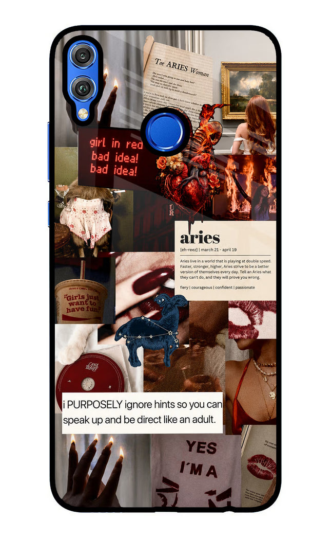 Zodiac Aries Honor 8X Glass Case