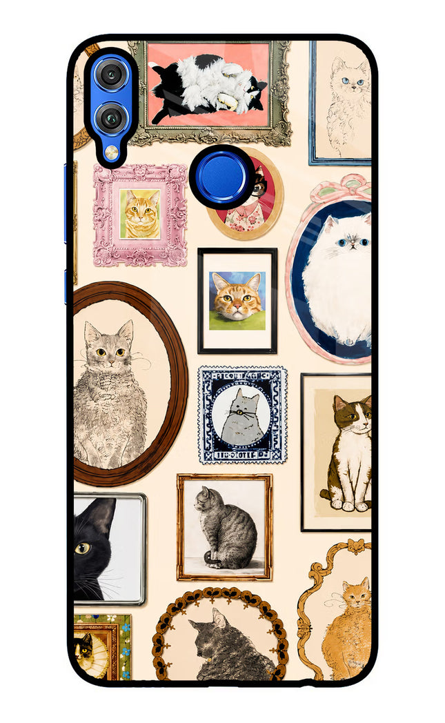 Mirror Cats Honor 8X Glass Case