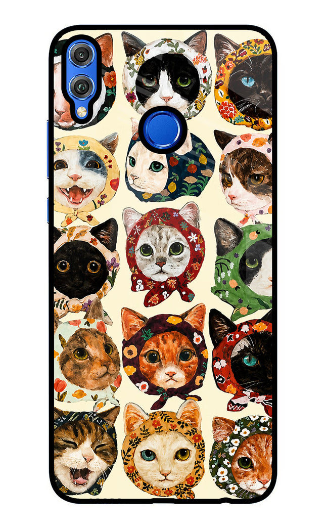 Cool Cat Honor 8X Glass Case
