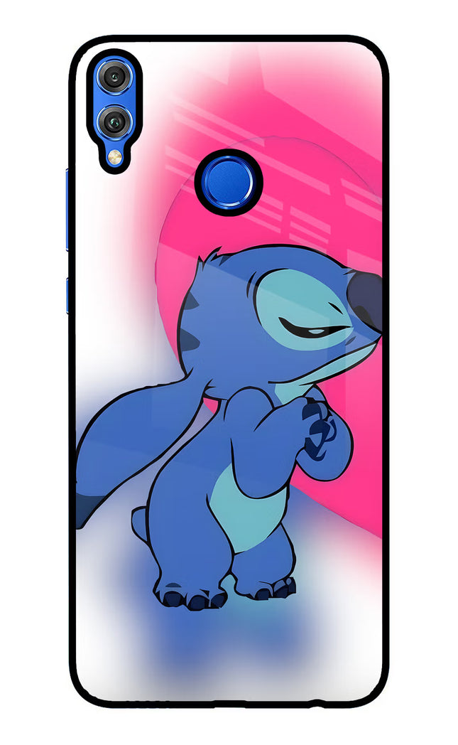 Stitch Hug Honor 8X Glass Case