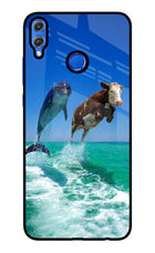 Dolphin vs Cow Honor 8X Glass Case