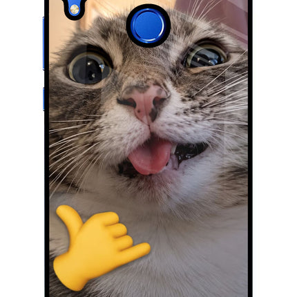 Silly Cat Call Honor 8X Glass Case
