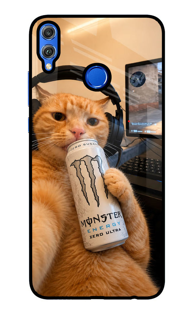 Gamer Cat Energy Honor 8X Glass Case