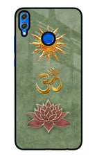 Om & Lotus Honor 8X Glass Case