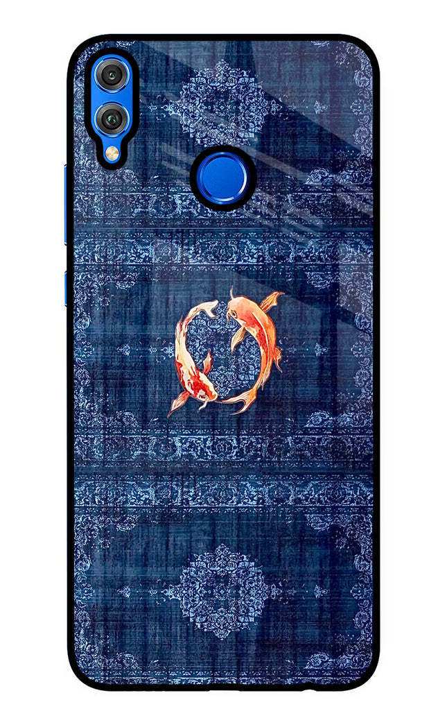 Koi Blue Honor 8X Glass Case