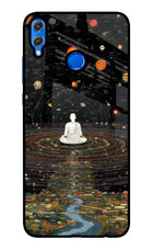 Space Monk Honor 8X Glass Case Back Cover by Casekaro