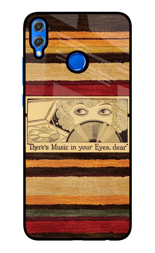 Vinyl Stripes Honor 8X Glass Case
