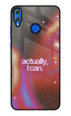 Pink Aura Honor 8X Glass Case