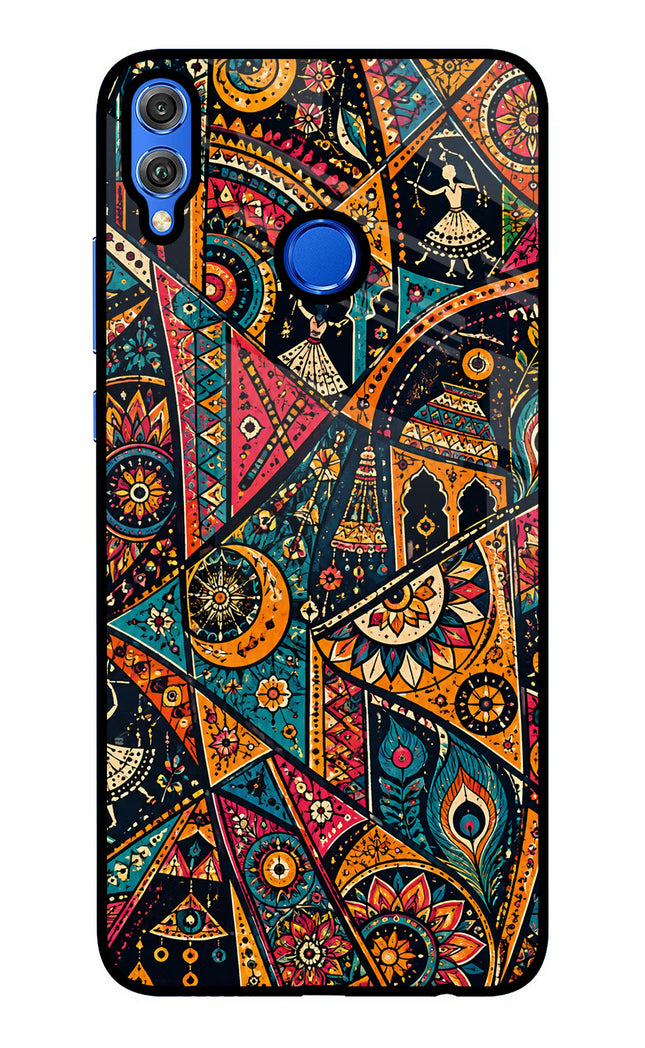 Folk Print Honor 8X Glass Case