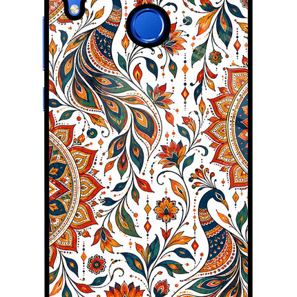 White Mayura Honor 8X Glass Case