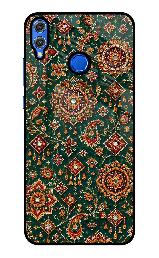 Green Pataka Honor 8X Glass Case