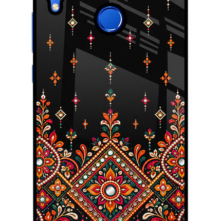Noir Mehfil Honor 8X Glass Case