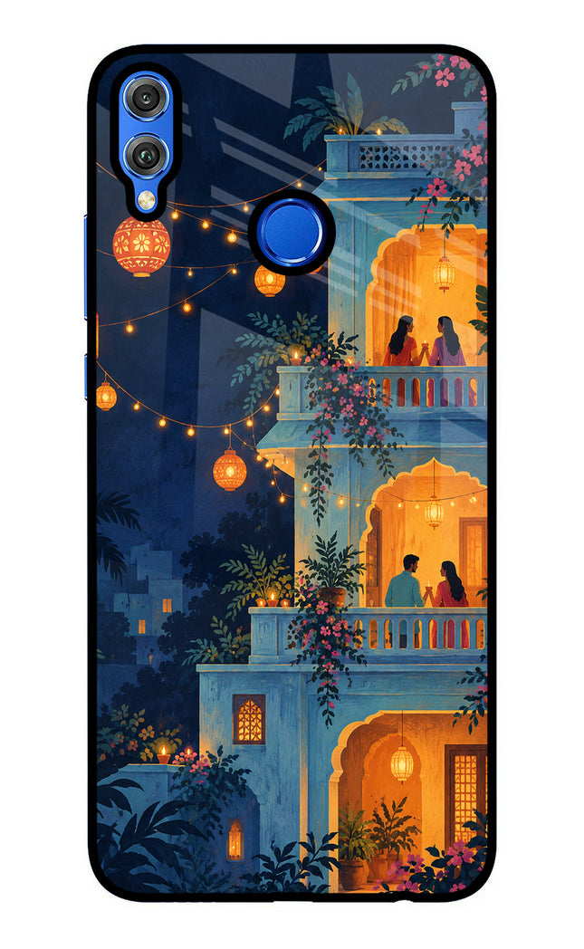 Balcony Glow Honor 8X Glass Case