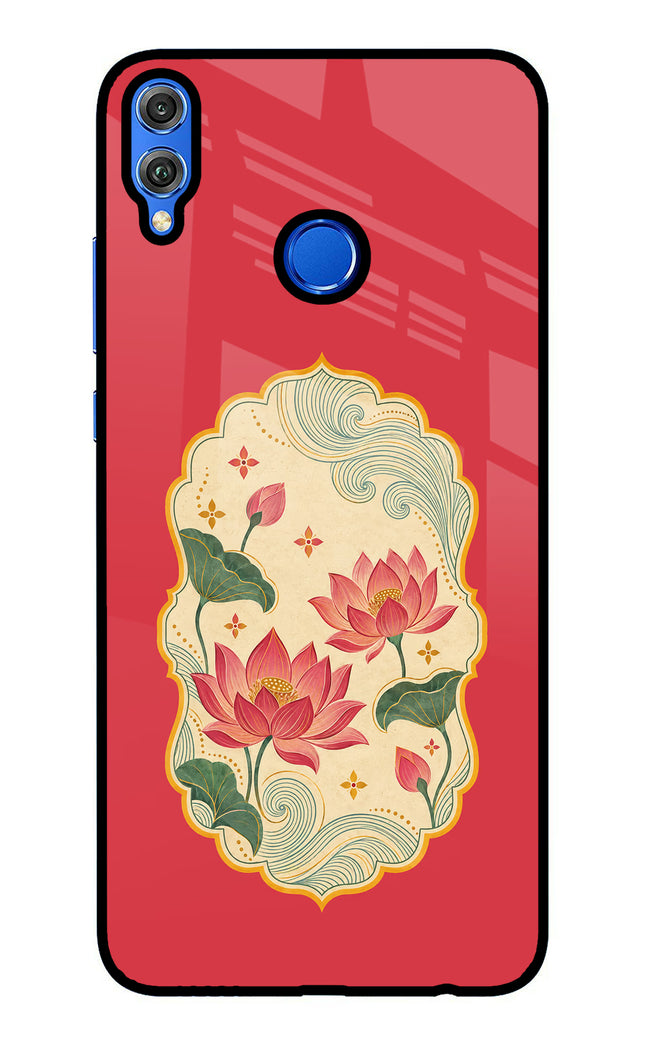 Pink Lotus Honor 8X Glass Case