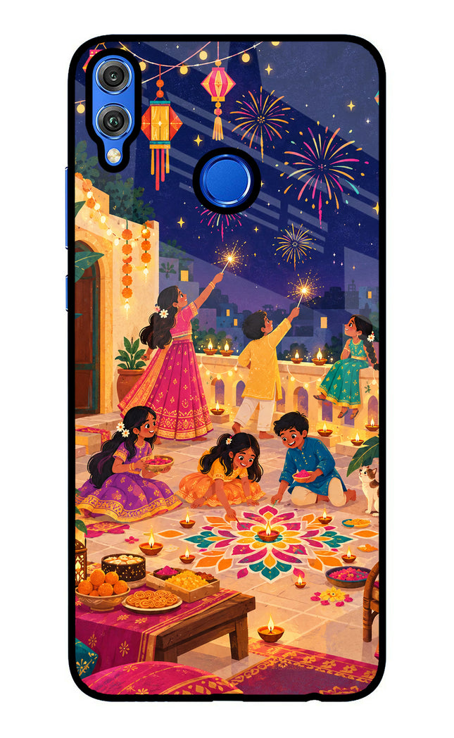 Diwali Night Honor 8X Glass Case