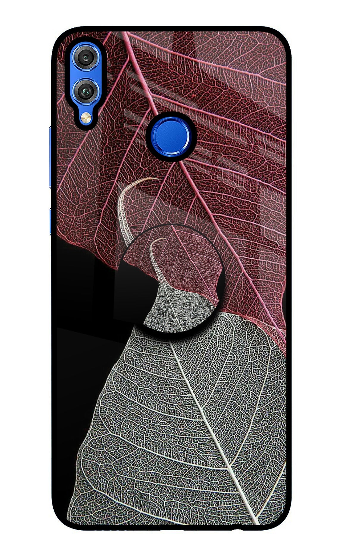 Leaf Pattern Honor 8X Glass Case