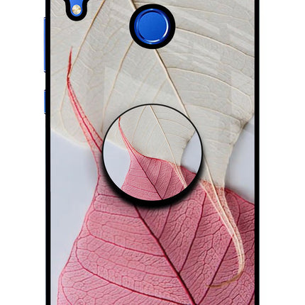 White Pink Leaf Honor 8X Pop Case by Casekaro
