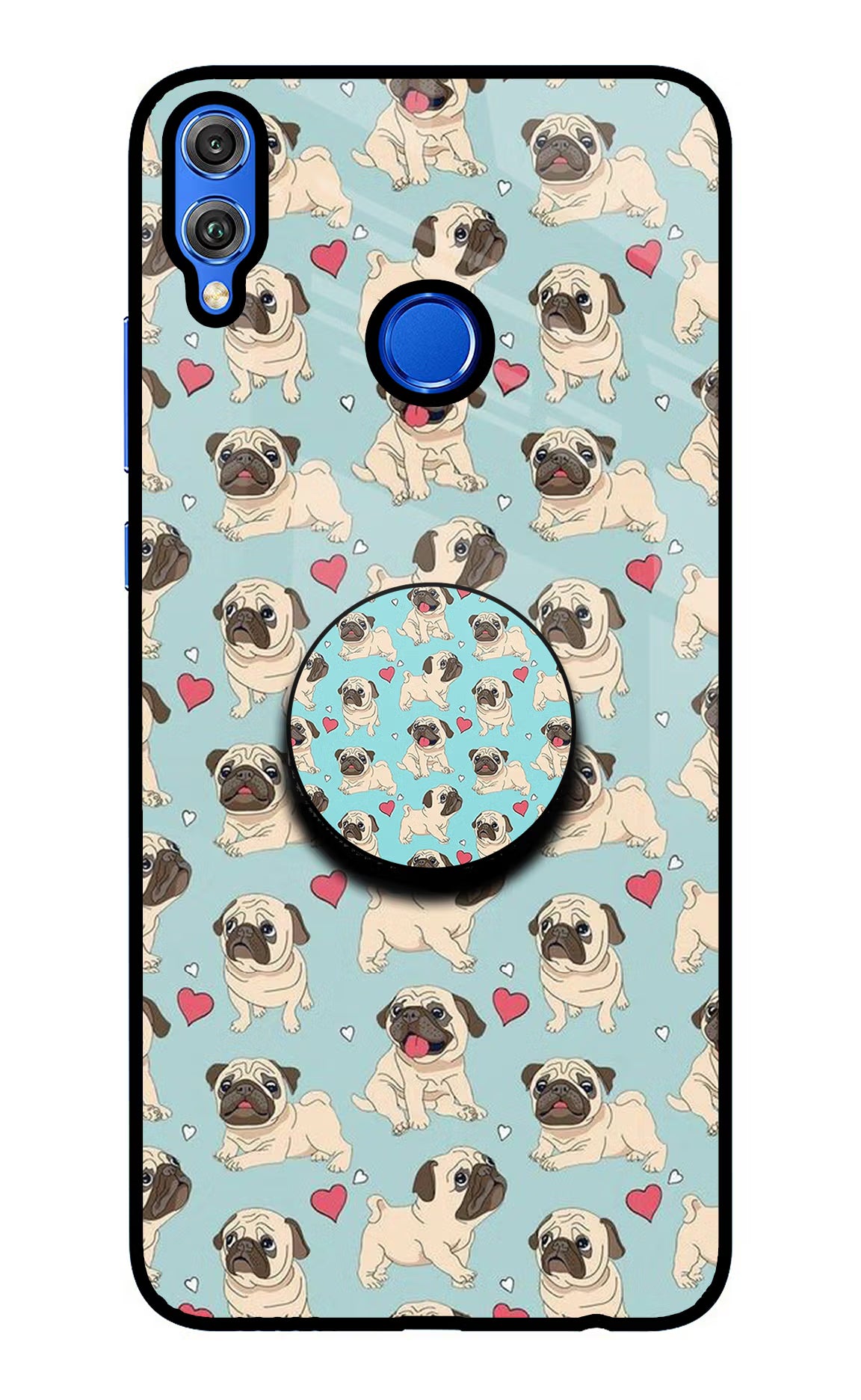 Pug Dog Honor 8X Pop Case by Casekaro