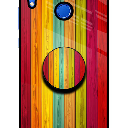 Multicolor Wooden Honor 8X Pop Case by Casekaro