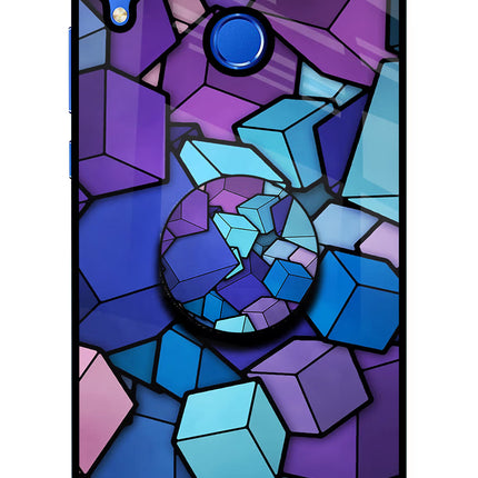 Cubic Abstract Honor 8X Pop Case by Casekaro