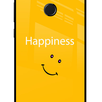 Happiness With Smiley Honor 9N Glass Case Back Cover by Casekaro