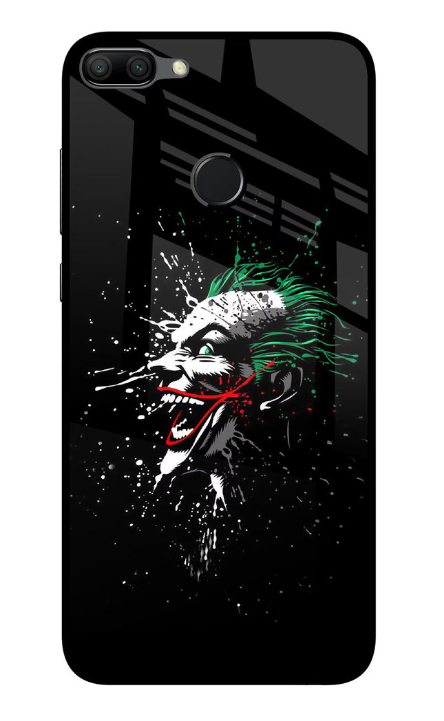 Joker Honor 9N Glass Case Back Cover by Casekaro