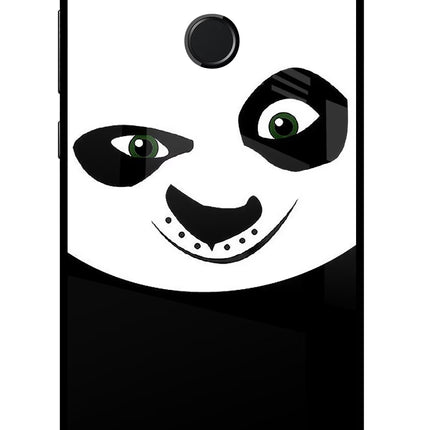 Panda Honor 9N Glass Case Back Cover by Casekaro