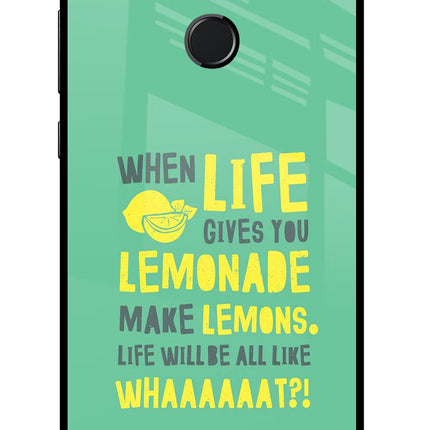 Quote Honor 9N Glass Case Back Cover by Casekaro
