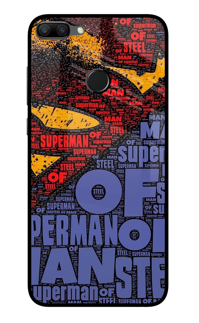 Superman Honor 9N Glass Case Back Cover by Casekaro