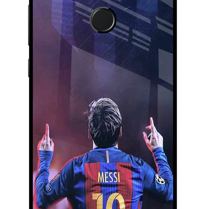 Messi Honor 9N Glass Case Back Cover by Casekaro