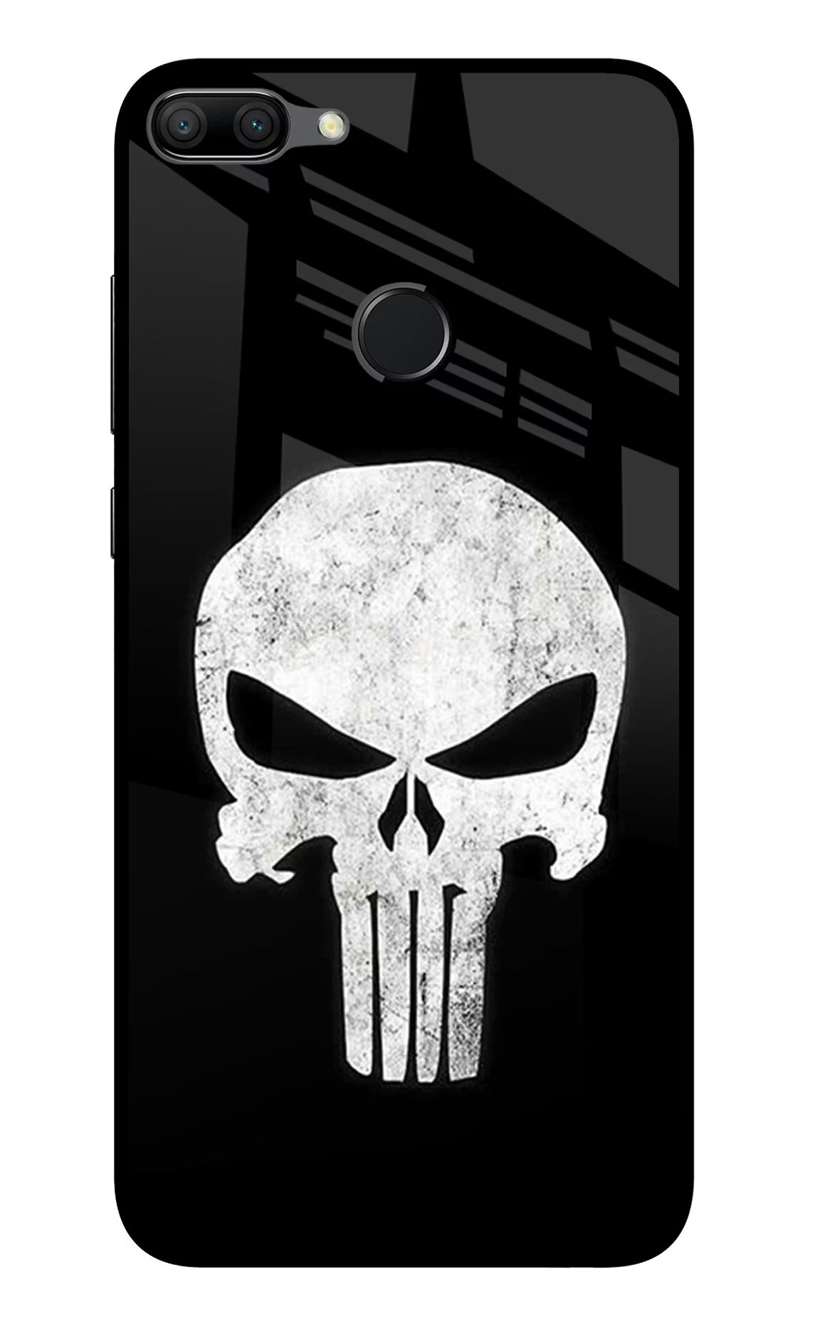 Punisher Skull Honor 9N Glass Case Back Cover by Casekaro