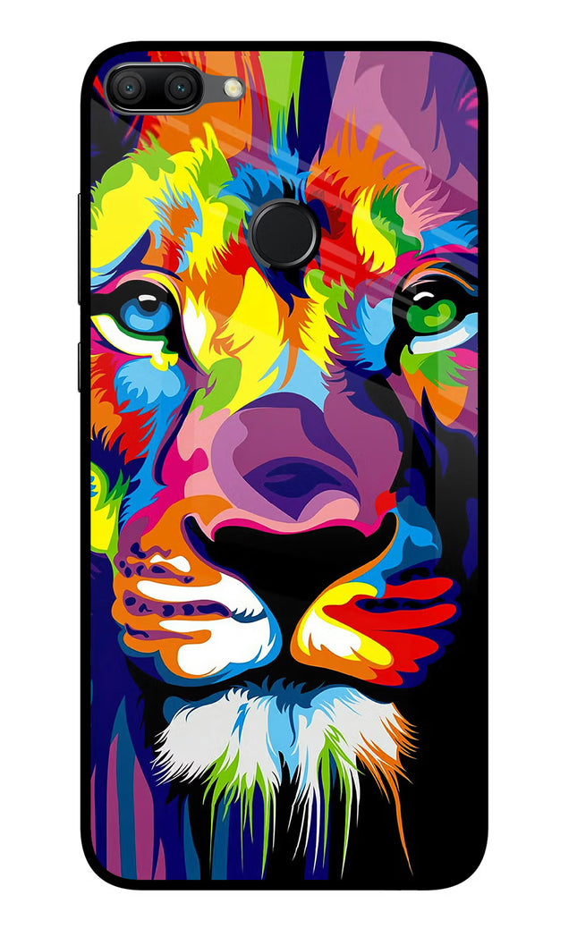 Lion Honor 9N Glass Case Back Cover by Casekaro