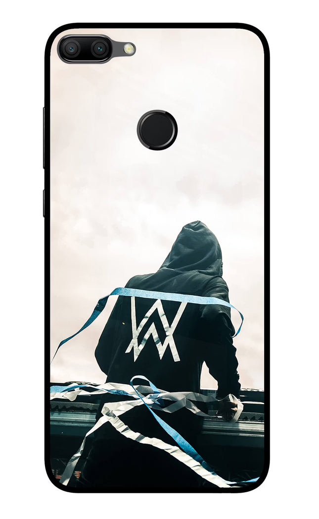 Alan Walker Honor 9N Glass Case Back Cover by Casekaro