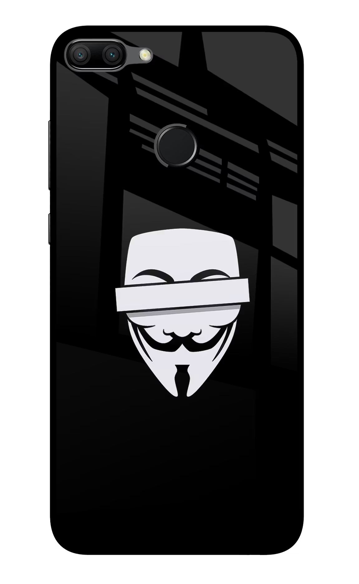 Anonymous Face Honor 9N Glass Case