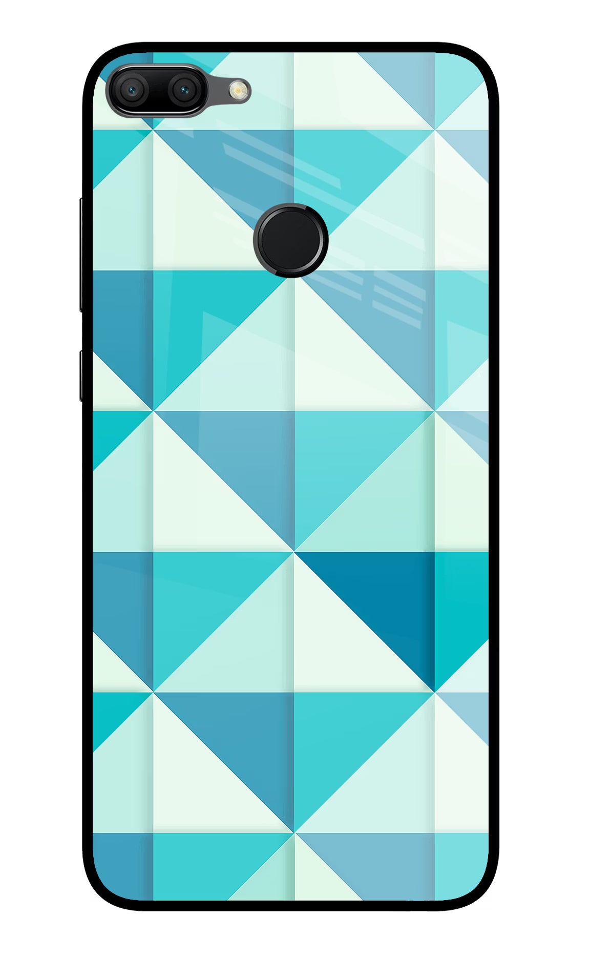 Abstract Honor 9N Glass Case Back Cover by Casekaro