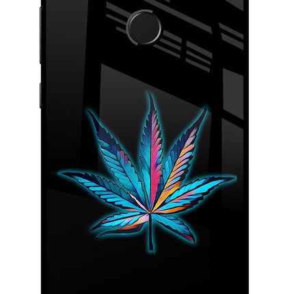 Weed Honor 9N Glass Case Back Cover by Casekaro