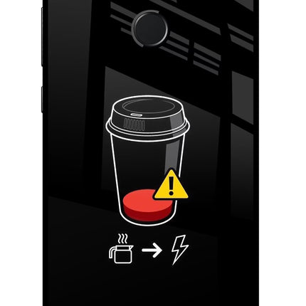 Coffee Honor 9N Glass Case Back Cover by Casekaro