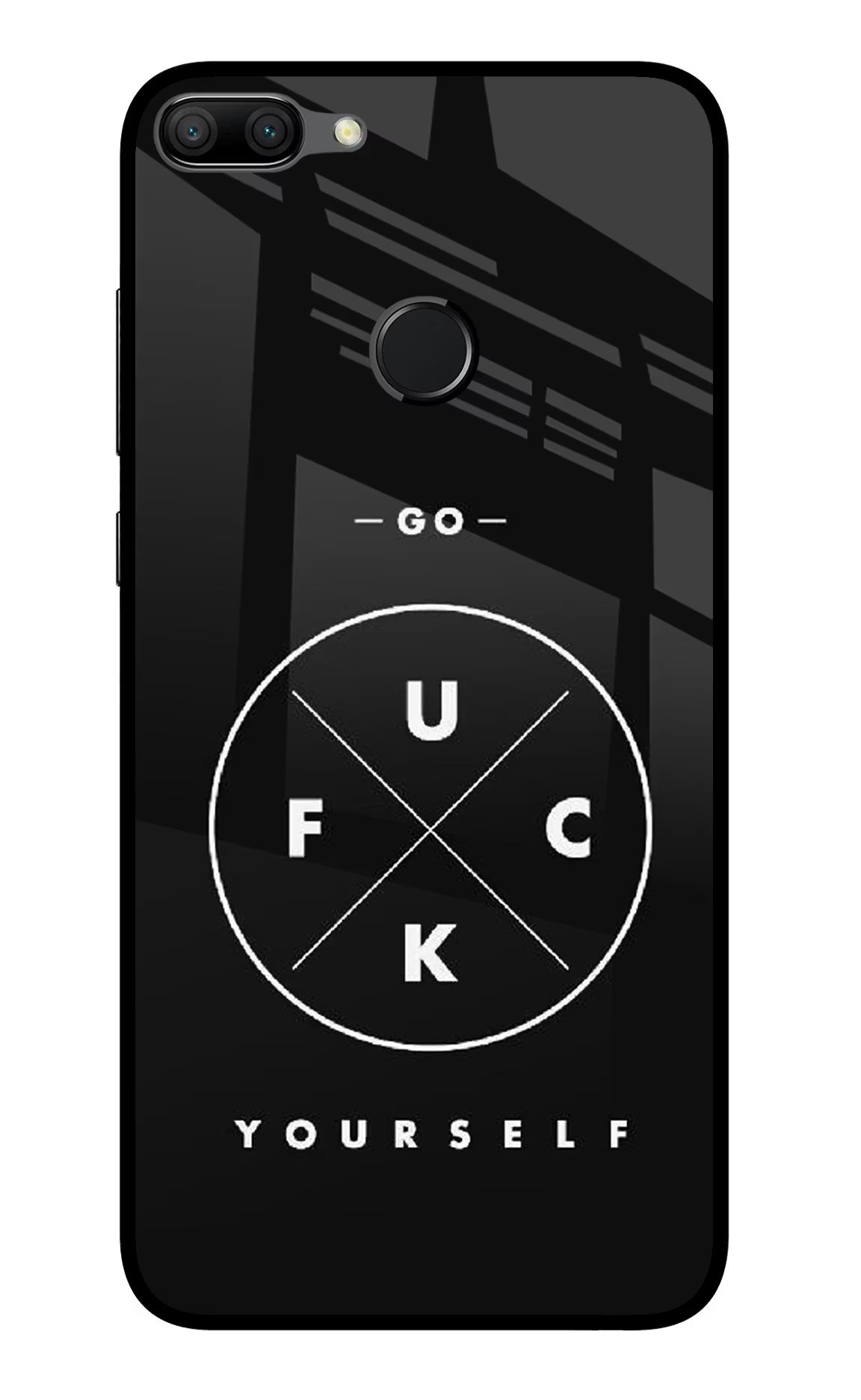 Go Fuck Yourself Honor 9N Glass Case