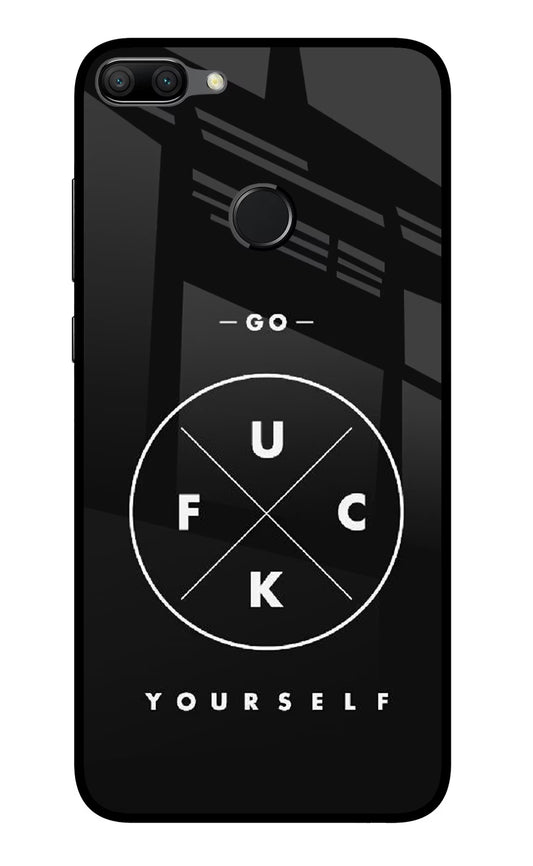 Go Fuck Yourself Honor 9N Glass Case