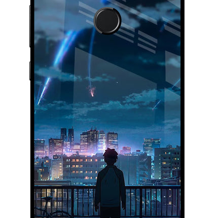 Anime Honor 9N Glass Case Back Cover by Casekaro