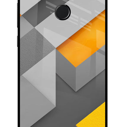 Abstract Honor 9N Glass Case Back Cover by Casekaro