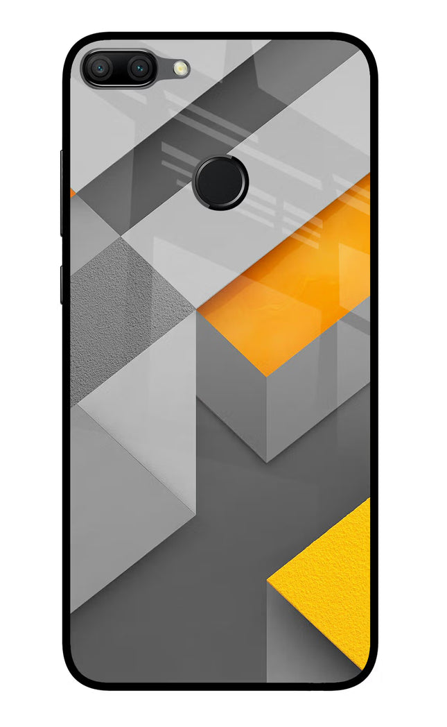 Abstract Honor 9N Glass Case Back Cover by Casekaro