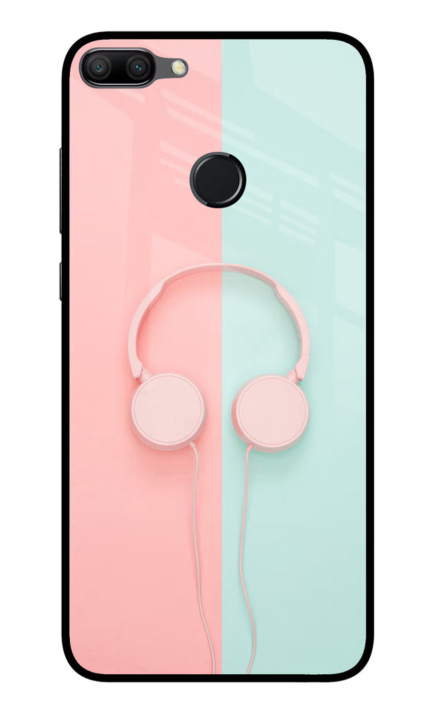 Music Lover Honor 9N Glass Case Back Cover by Casekaro