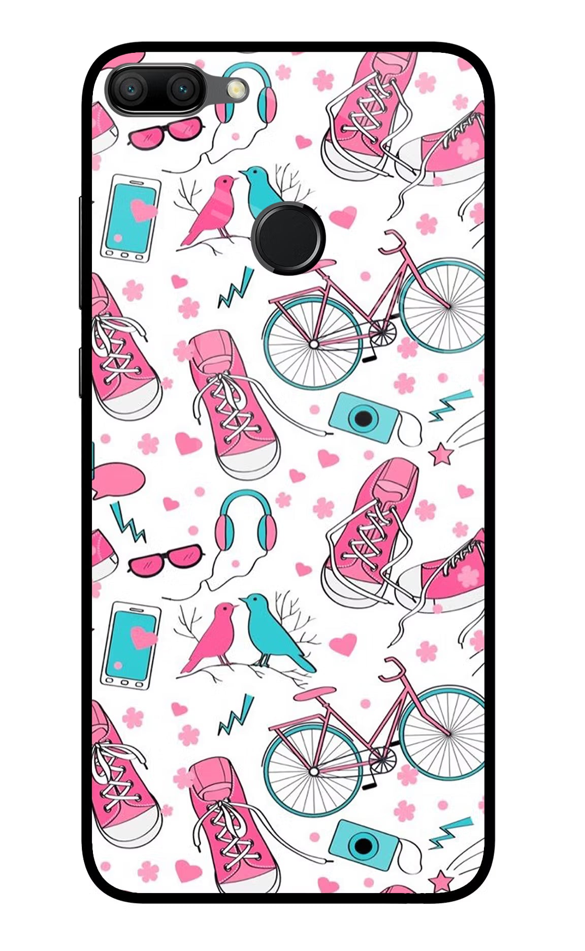 Artwork Honor 9N Glass Case Back Cover by Casekaro