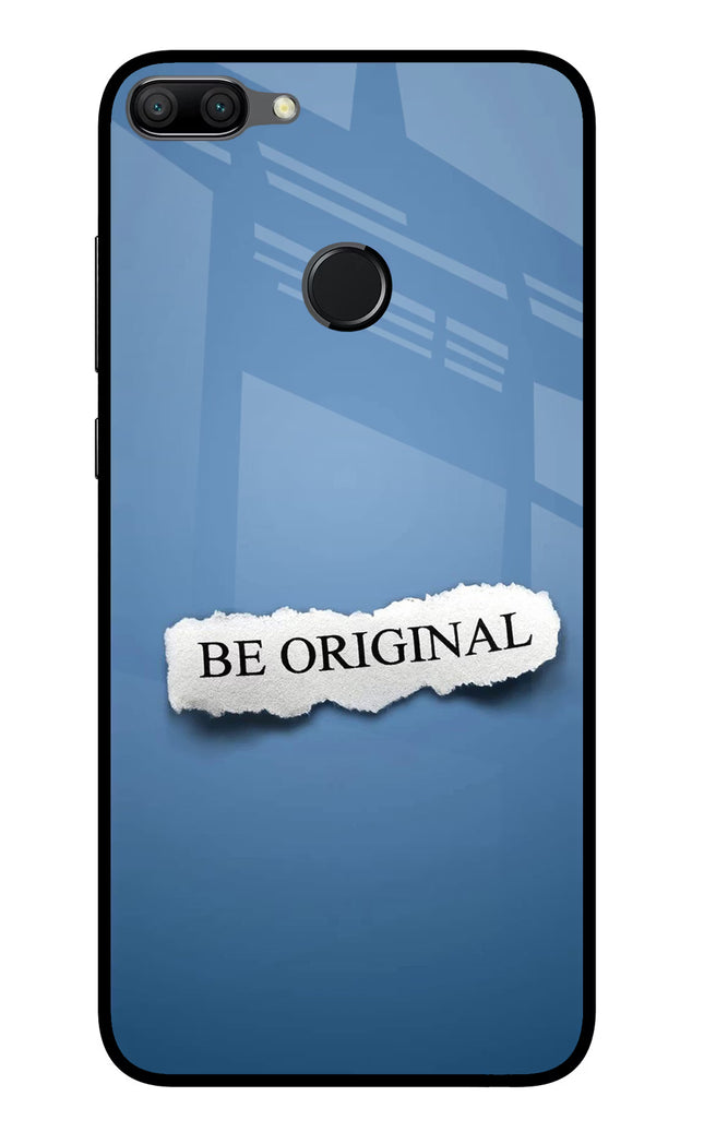 Be Original Honor 9N Glass Case Back Cover by Casekaro