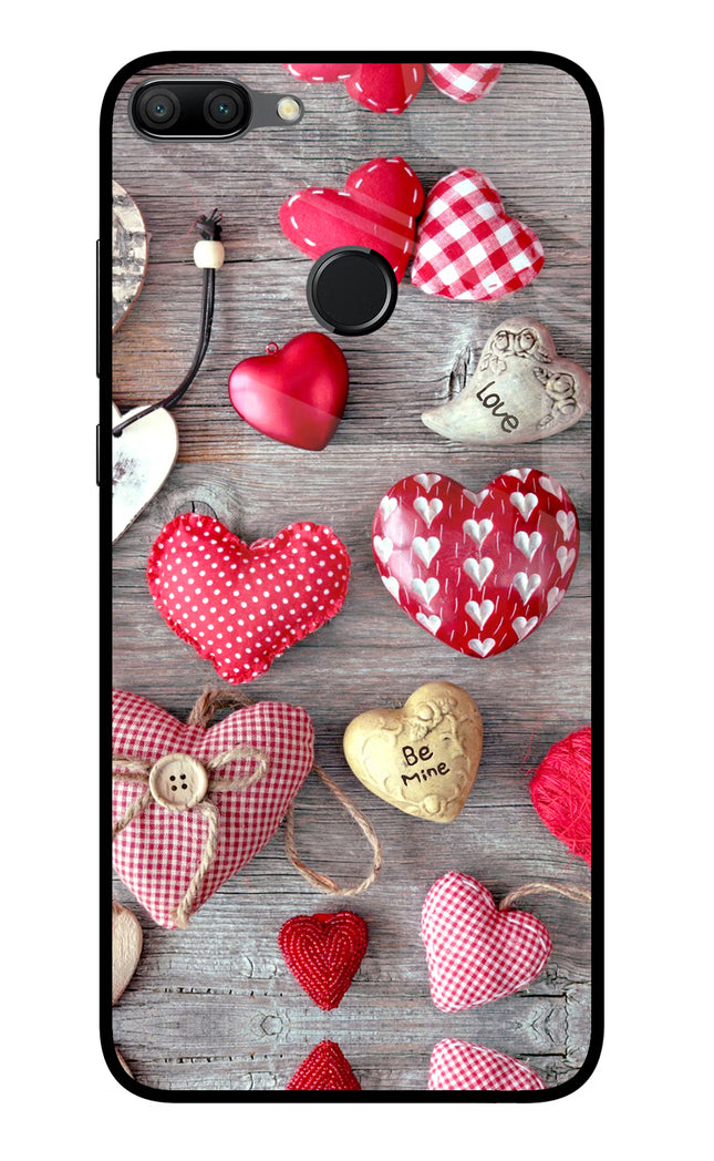 Love Wallpaper Honor 9N Glass Case Back Cover by Casekaro
