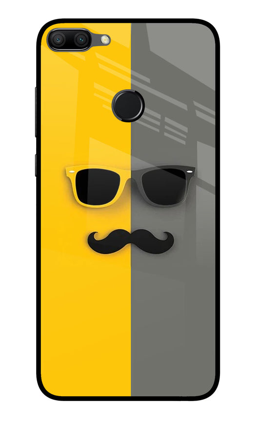 Sunglasses with Mustache Honor 9N Glass Case