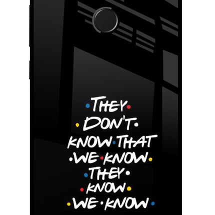 FRIENDS Dialogue Honor 9N Glass Case Back Cover by Casekaro