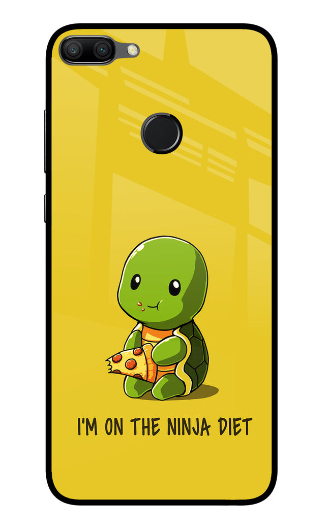 I'm on Ninja Diet Honor 9N Glass Case Back Cover by Casekaro