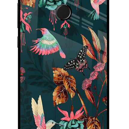 Birds Honor 9N Glass Case Back Cover by Casekaro